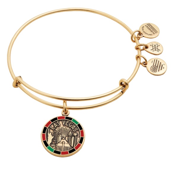 Alex and Ani Las Vegas Charm Bangle - Picture 1 of 3
